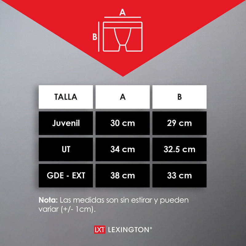 6 Pack Bóxer Lexington Algodón Premium Resorte Afelpado