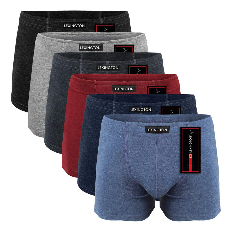 6 Pack Bóxer Hombre Algodón Premium Ajuste Perfecto