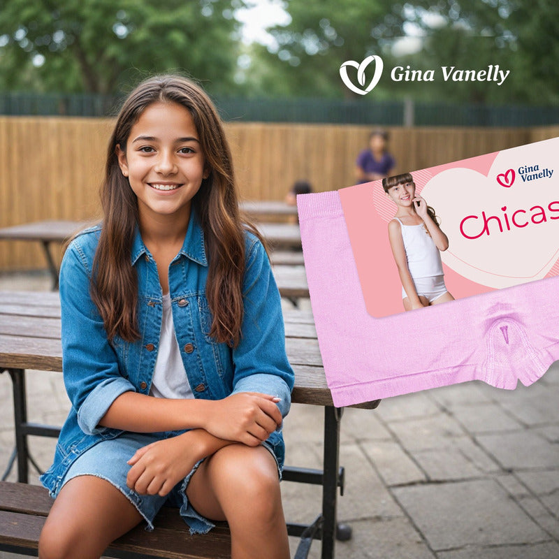 12 Pack Bóxer Niña Microfibra Premium Comodidad Sin Costuras