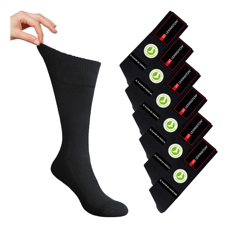 12 Pack Calcetines Para Diabéticos Lexington Algodón Premium