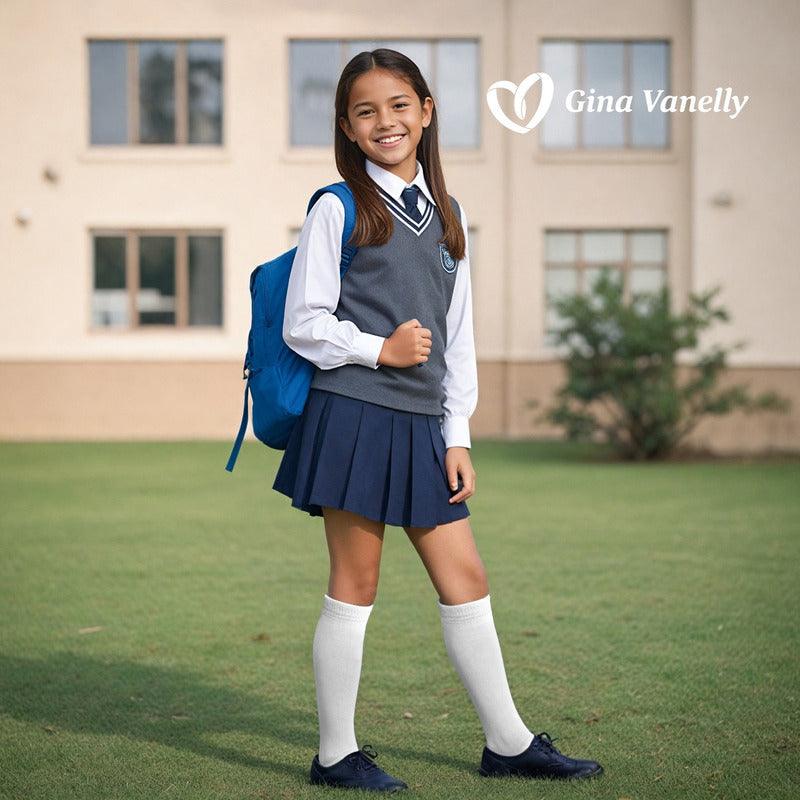 12 Pack Calceta Escolar Premium Máxima Duración