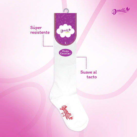 12 Pack Calceta Escolar Microfibra Super Resistente