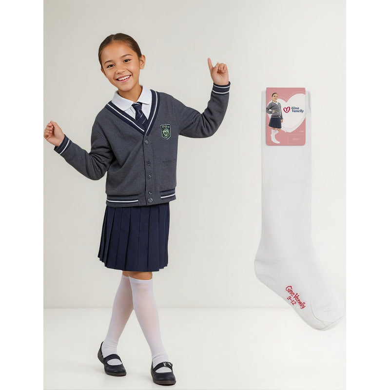 6 Pack Calceta Escolar Premium Máxima Duración