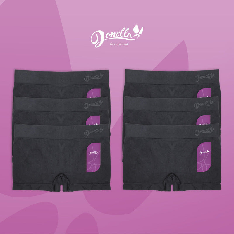 12 Pack Bóxer Mujer Microfibra Cómodos Durables