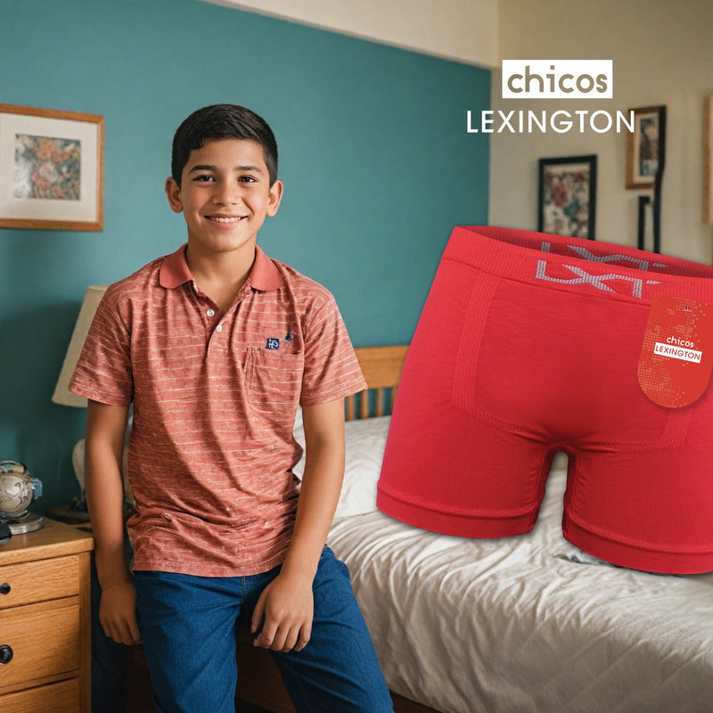 6 Pack Bóxer Niño Lexington Microfibra Premium