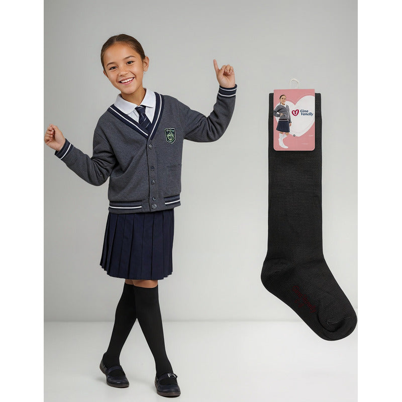 6 Pack Calceta Escolar Premium Máxima Duración