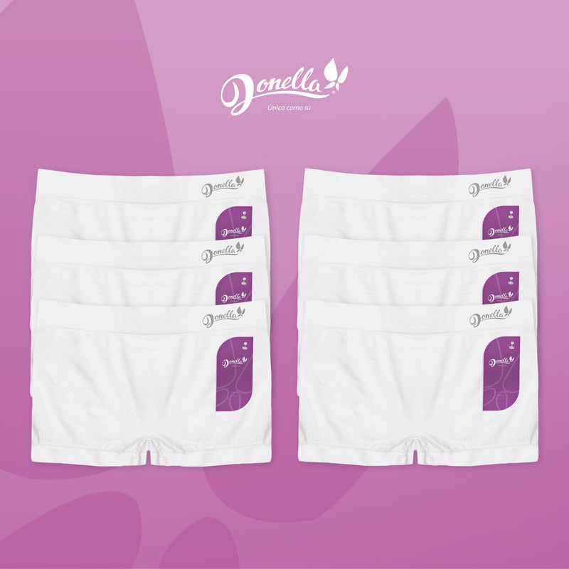 12 Pack Bóxer Mujer Microfibra Cómodos Durables