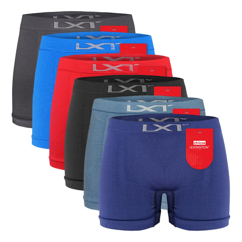 6 Pack Bóxer Niño Lexington Microfibra Premium