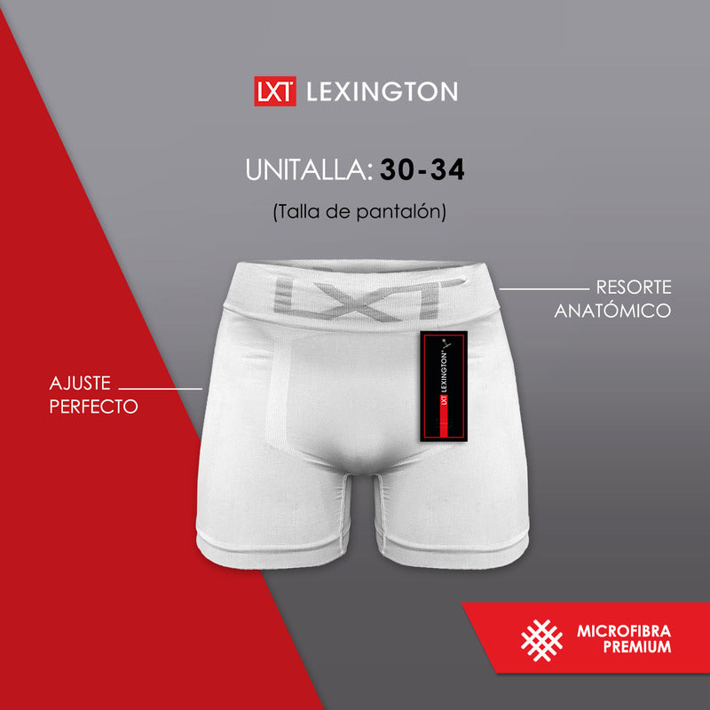 6 Pack Bóxer Hombre Microfibra Premium Comodidad Sin Costura