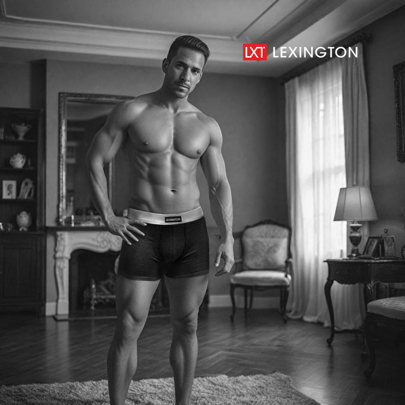 6 Pack Bóxer Lexington Algodón Premium Resorte Afelpado