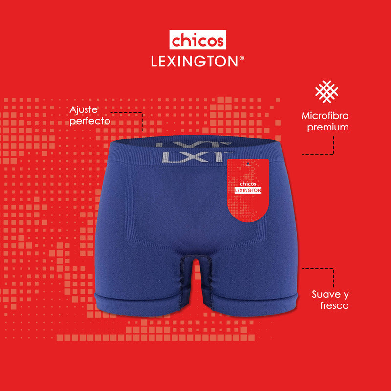 6 Pack Bóxer Niño Lexington Microfibra Premium