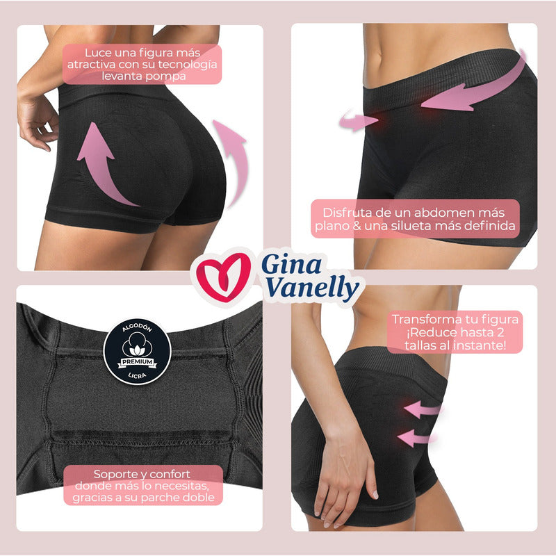 Faja Bóxer Gina Vanelly Modelador Levanta Pompas
