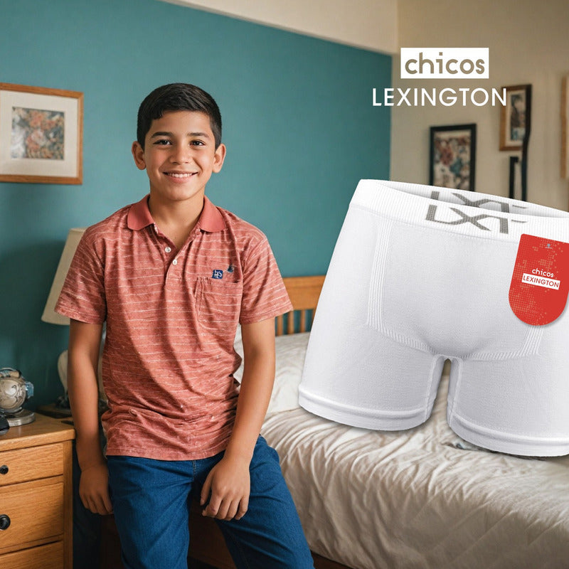 6 Pack Bóxer Niño Lexington Microfibra Premium