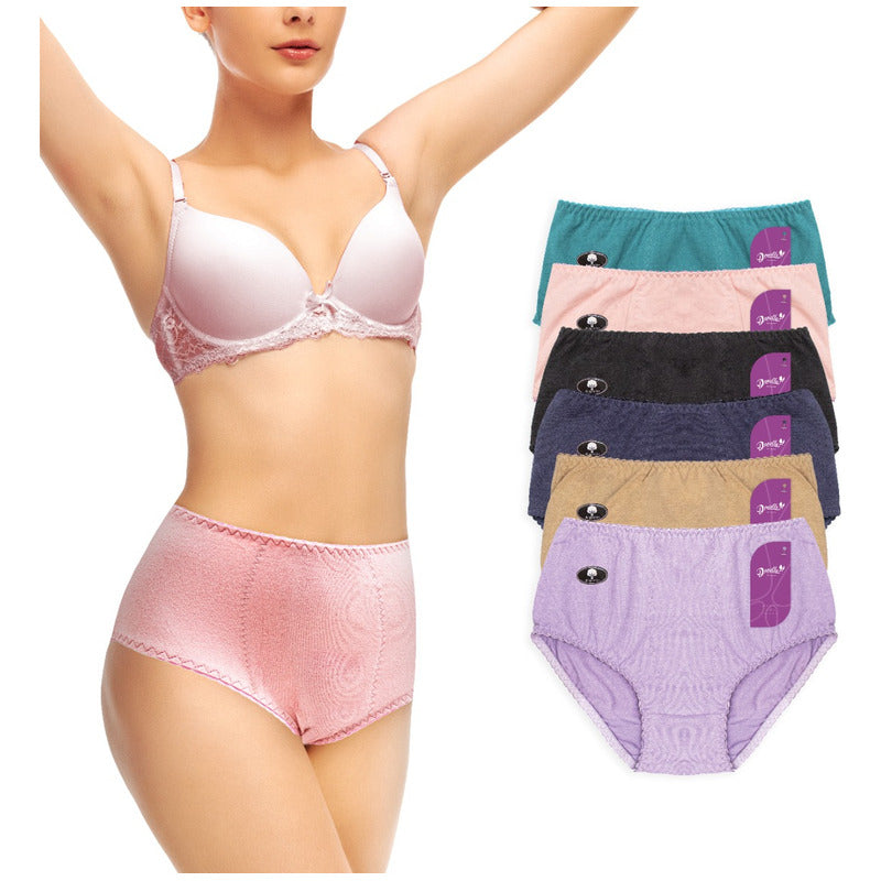 6 Pack Pantaleta Completa Algodón - Licra Con Refuerzo