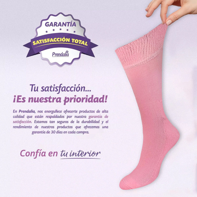 6 Pack Calcetines Para Diabéticos Gina Vanelly Algodón