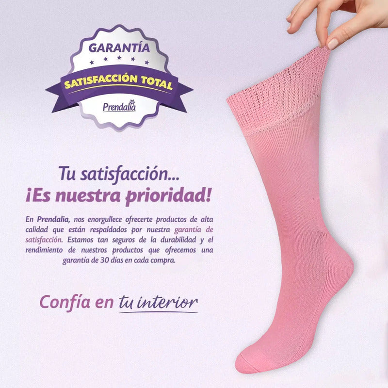 6 Pack Calcetines Para Diabéticos Gina Vanelly Algodón