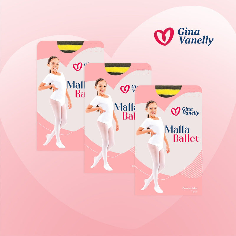 Malla Gina Vanelly Ballet Rayas Duende Halloween Disfraz