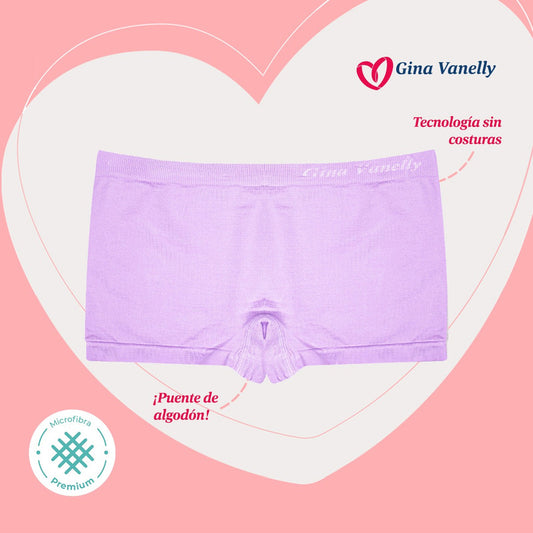 12 Pack Bóxer Niña Microfibra Premium Comodidad Sin Costuras
