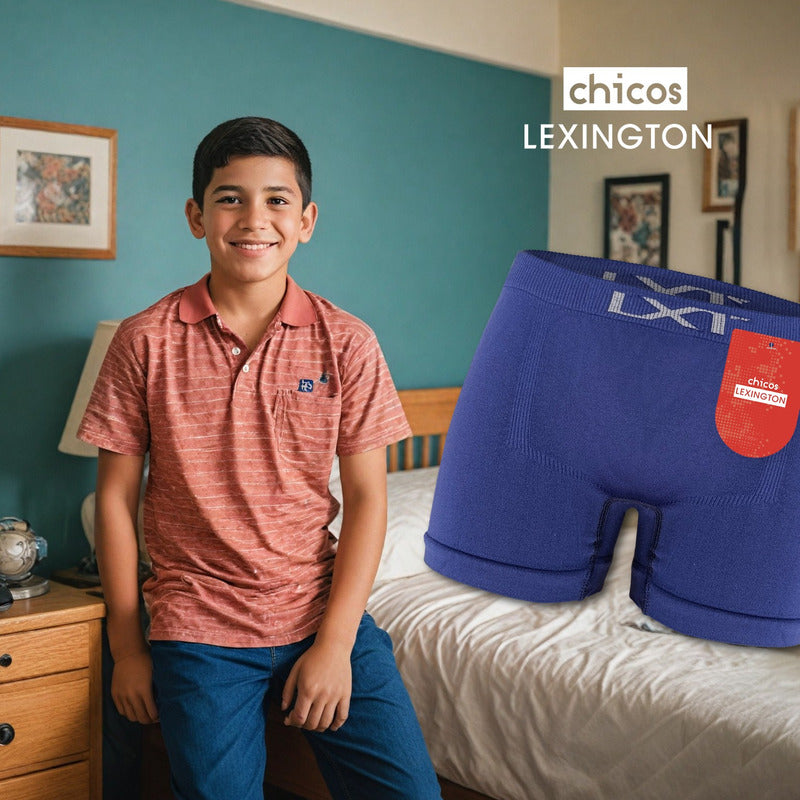 6 Pack Bóxer Niño Lexington Microfibra Premium