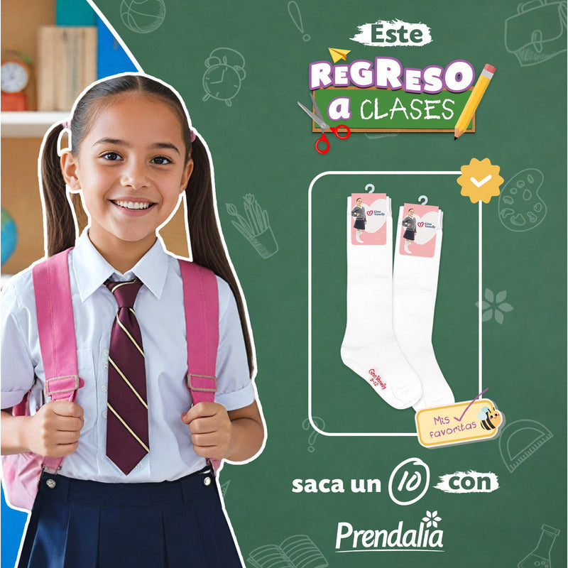 12 Pack Calceta Escolar Premium Máxima Duración