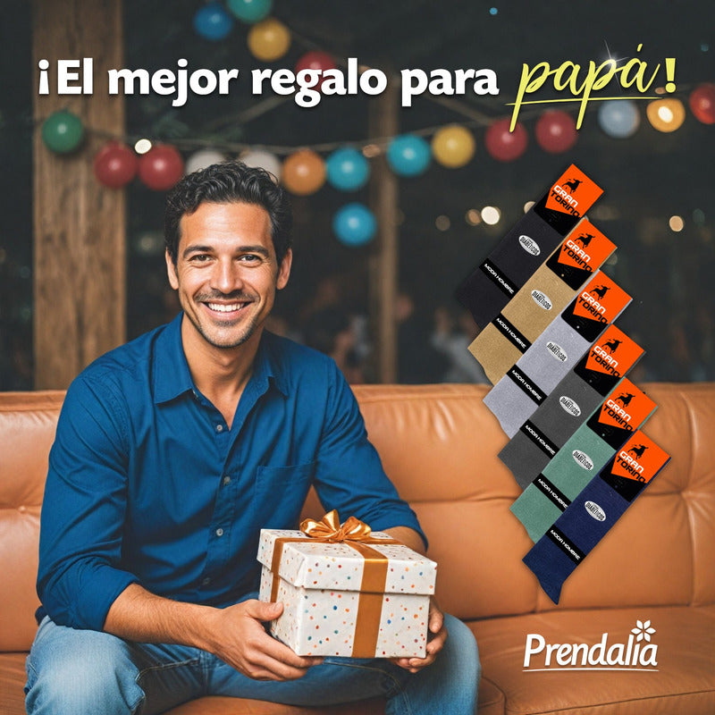 6 Pares Calcetín Hombre Especial Diabéticos Súper Cómodos