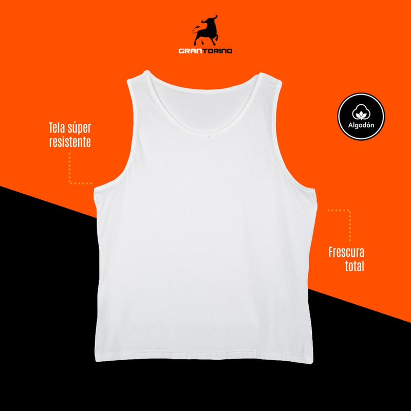 6 Pack Camiseta Hombre Algodón Afelpada