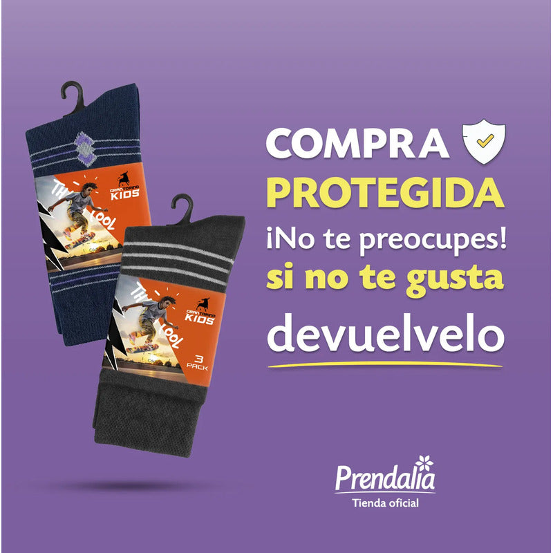 12 Pack Calcetines Niño Gran Torino Vestir Super Durables