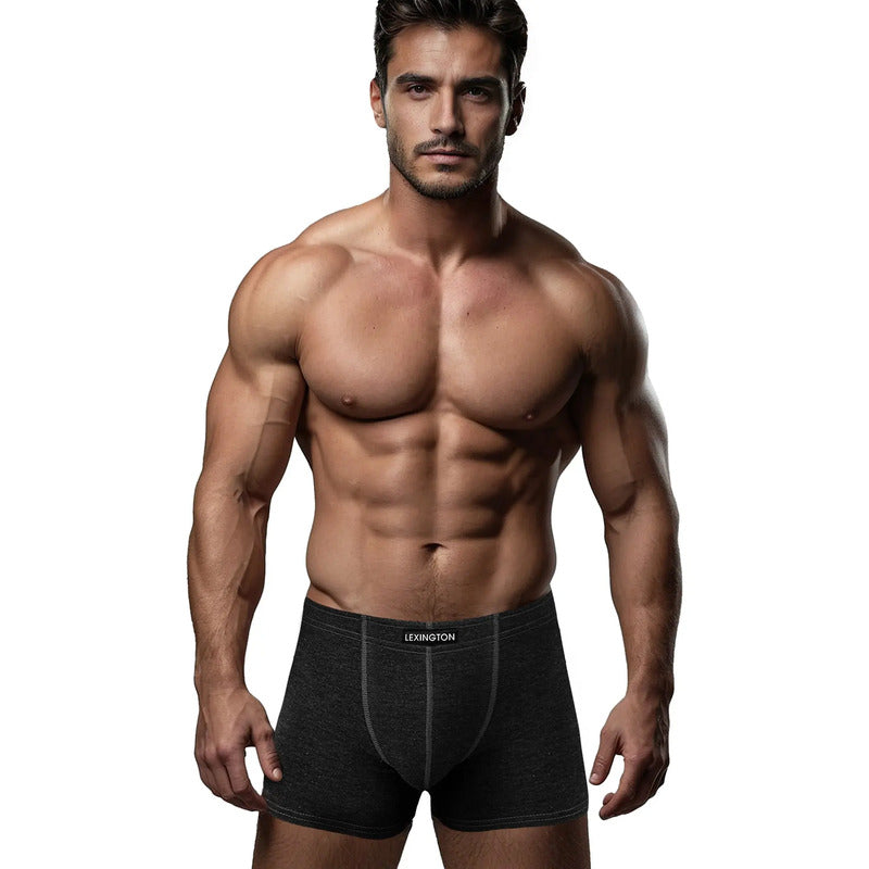 6 Pack Bóxer Hombre Lexington Algodón Premium Ajuste Perfect