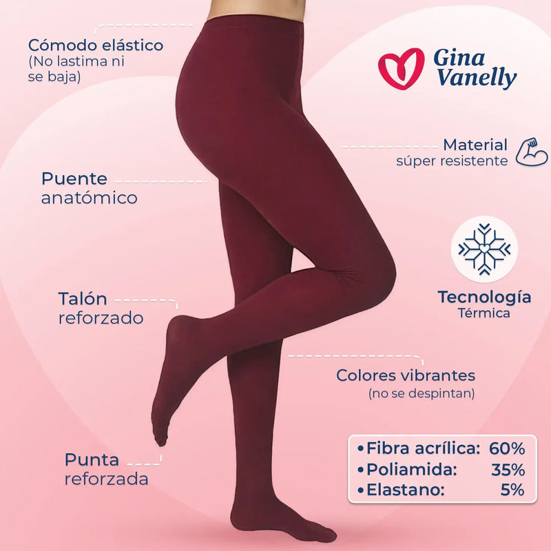 3 Pack Malla Térmica Niña Acrilán Gruesa Calientita