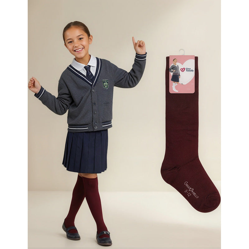 6 Pack Calceta Escolar Premium Máxima Duración