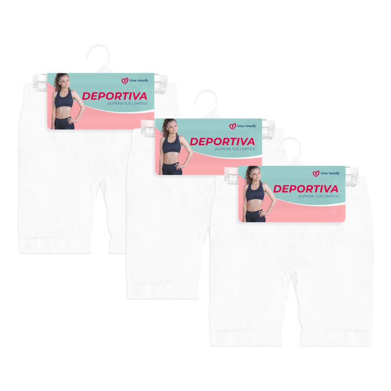 3 Pack Short Licra Deportiva Microfibra Premium Sin Costuras