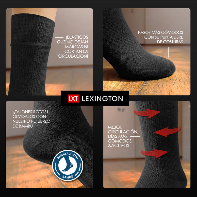 6 Pack Calcetín Compresión Lexington Varices Circulación
