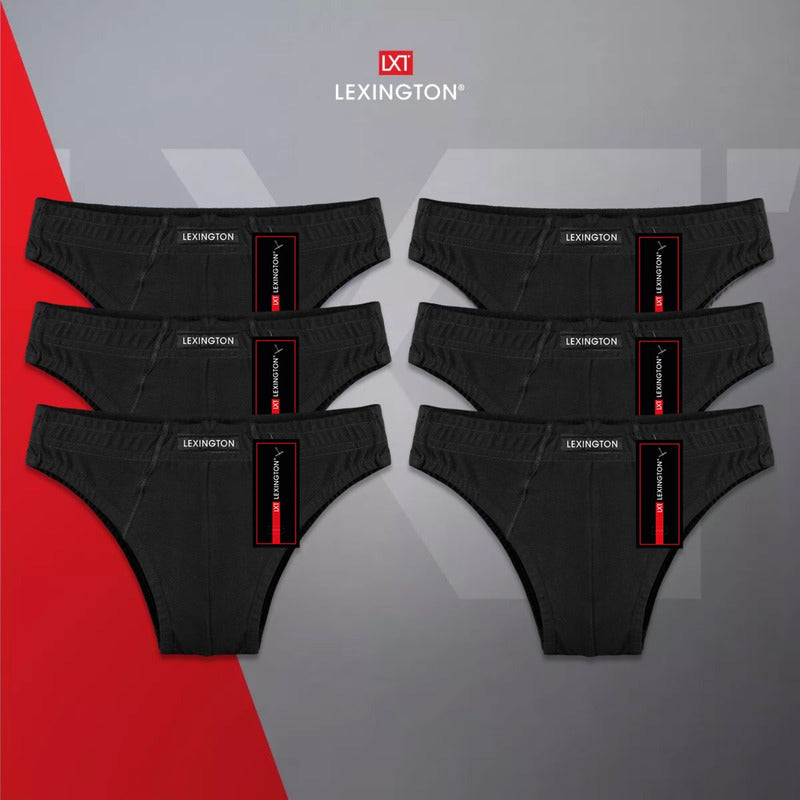 12 Pack Trusa Bikini Hombre Algodón Premium Ajuste Perfecto