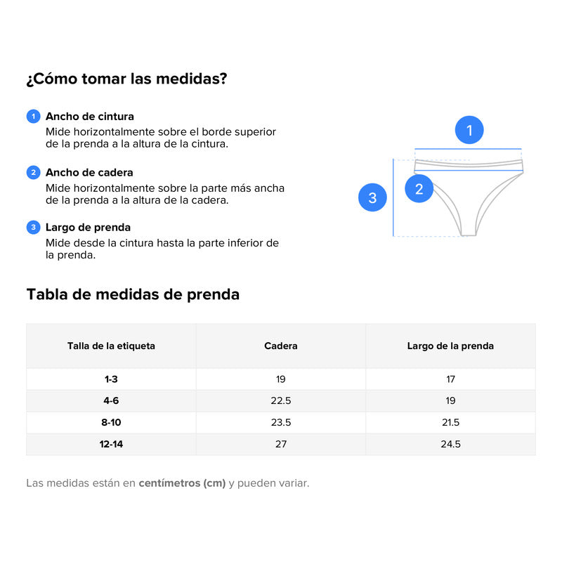 6 Pack Bóxer Niña Donella Algodón Coquetos Cómodos Durables