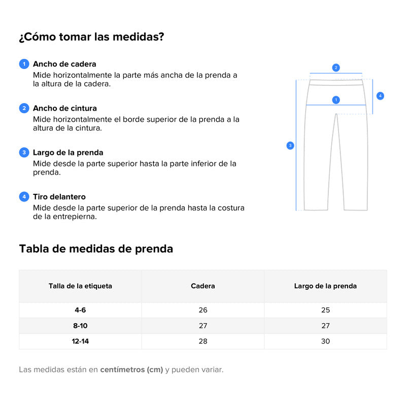 Short Licra Niña Gina Vanelly Microfibra Premium