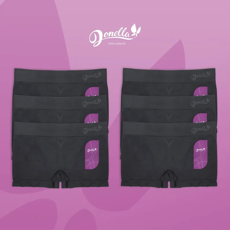 12 Pack Bóxer Mujer Microfibra Cómodos Durables