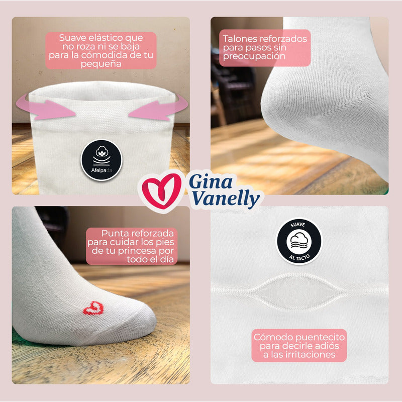 Malla Gina Vanelly Niña Térmica Acrilán Gruesa Calientita