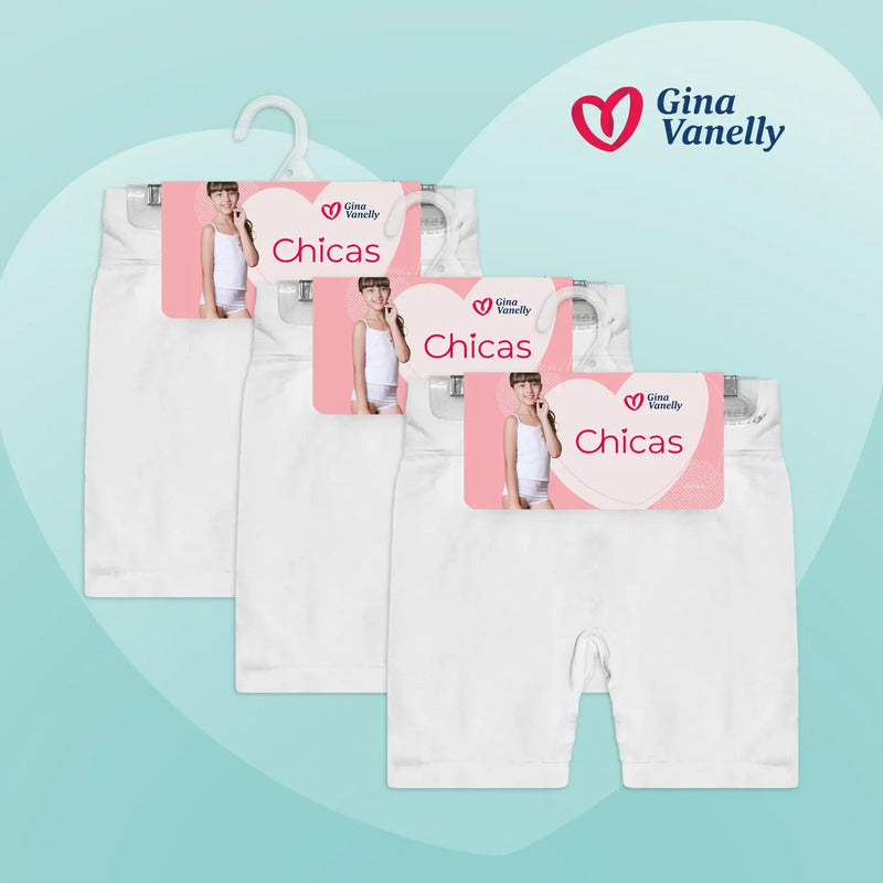 Short Licra Niña Gina Vanelly Microfibra Premium