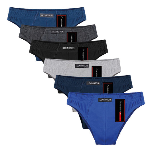 12 Pack Trusa Bikini Hombre Algodón Premium Ajuste Perfecto