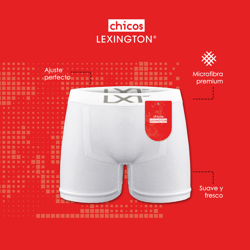 6 Pack Bóxer Niño Lexington Microfibra Premium