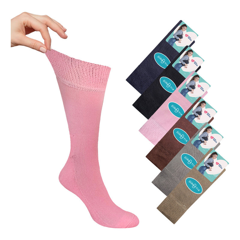 6 Pack Calcetines Para Diabéticos Gina Vanelly Algodón