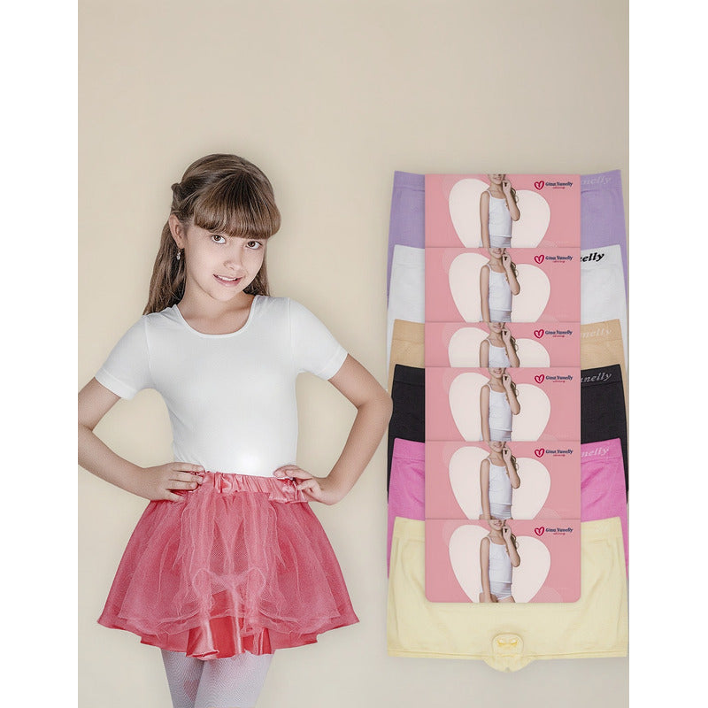 12 Pack Bóxer Niña Microfibra Premium Comodidad Sin Costuras