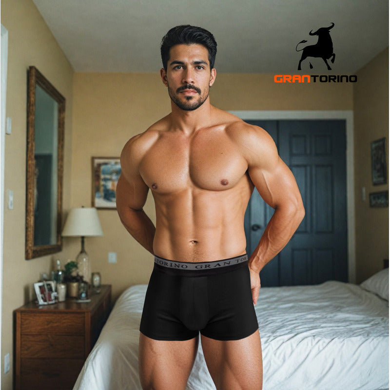 6 Pack Bóxer Hombre Algodón - Licra Cómodo Seguro