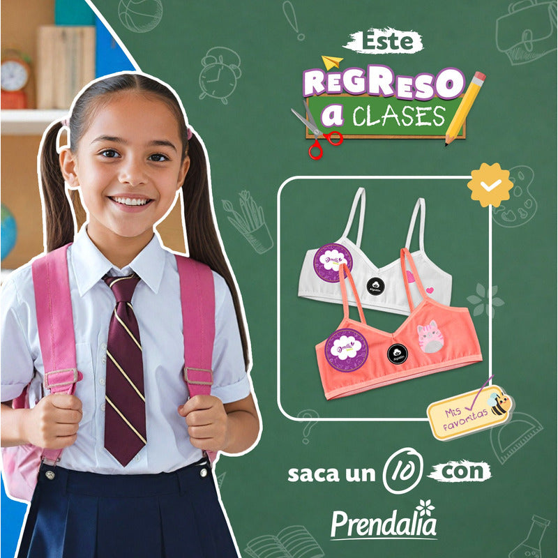 6 Pack Top Niña Donella Algodón Coquetos Comodos Durables