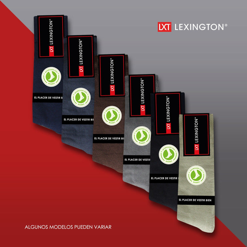 6 Pack Calcetines Para Diabéticos Lexington Algodón Premium