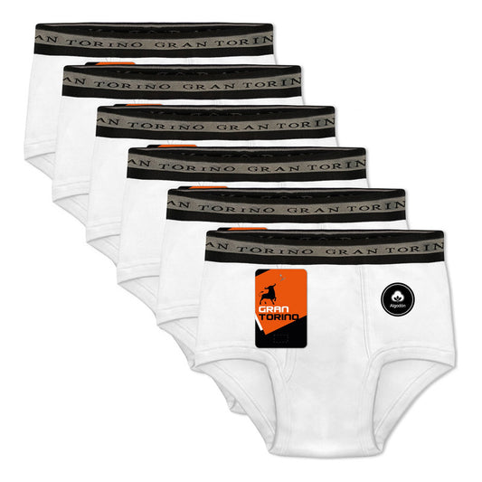 6 Pack Trusa Gran Torino Clásica Hombre Algodón Afelpado