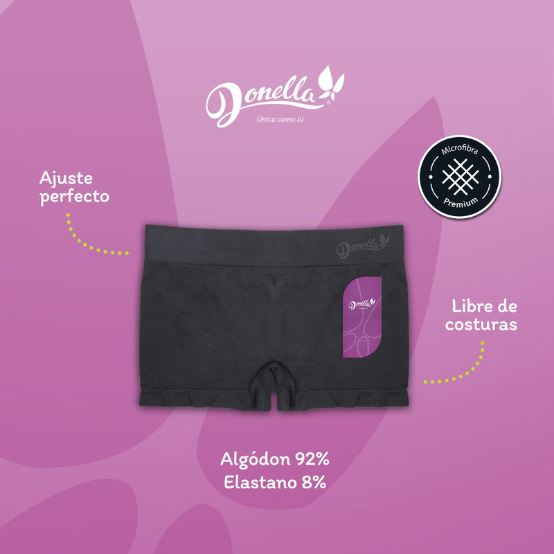 12 Pack Bóxer Mujer Microfibra Cómodos Durables