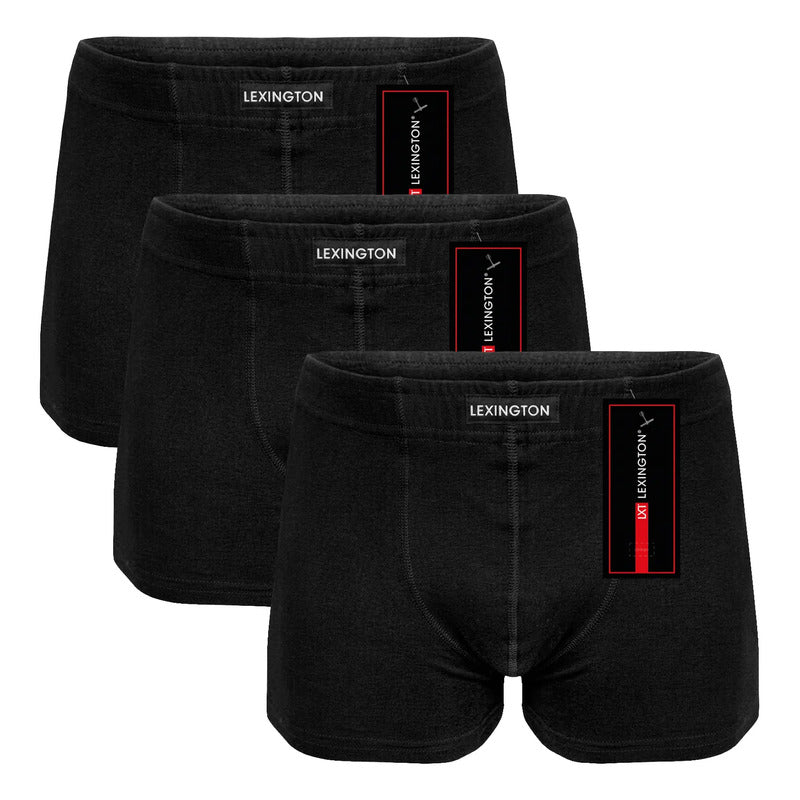 3 Pack Bóxer Hombre Lexington Algodón Premium Ajuste Perfect