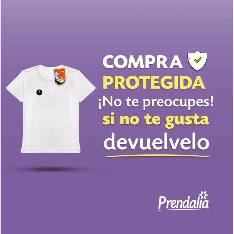 6 Pack Playera Niño Gran Torino Algodón Afelpado Manga Corta