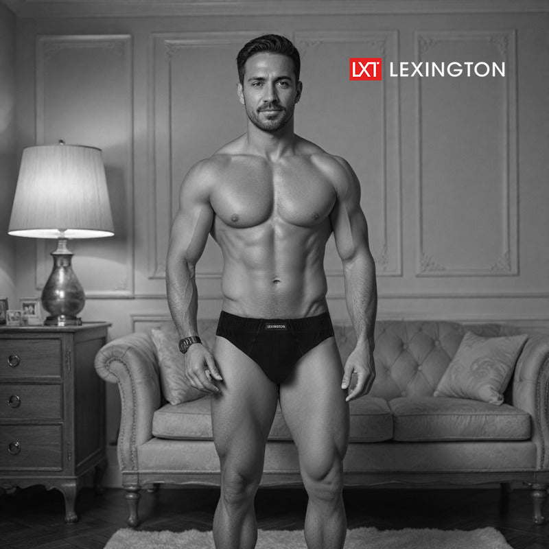 6 Pack Trusa Bikini Hombre Algodón Premium Ajuste Perfecto